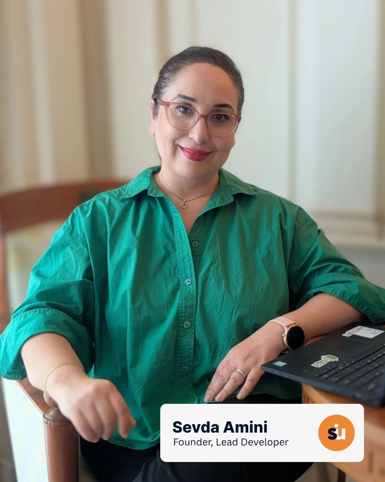The image of Sevda , the founder of Sevinu. Brisbane Web Developer